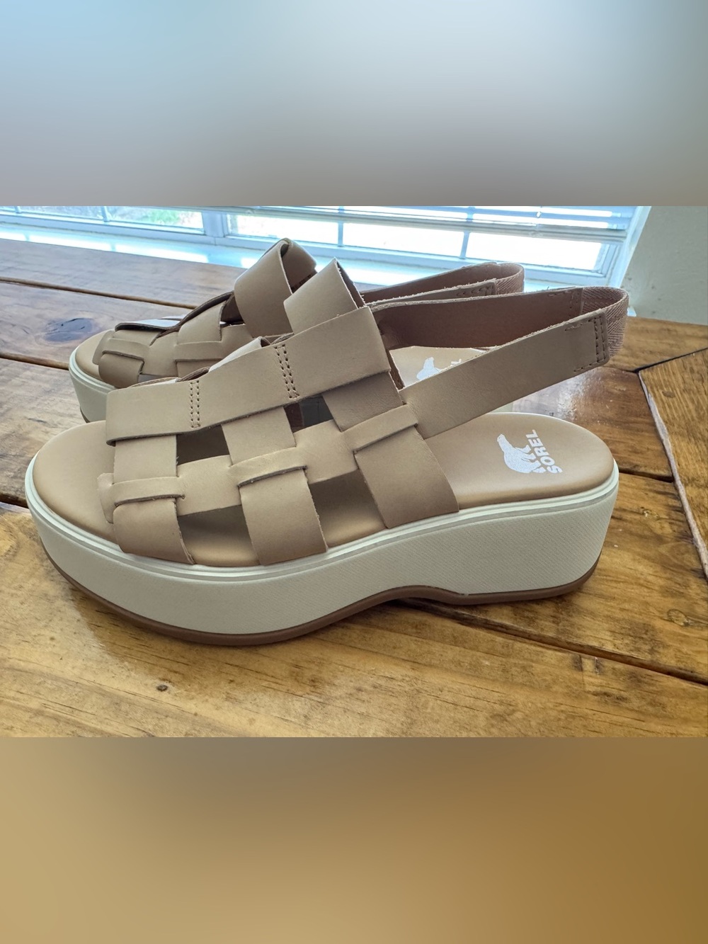 Sorel Womens Dayspring Slingback platform sandals - size 8